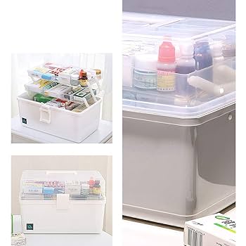 救急箱 薬箱 収納箱 ツールボックス 応急ボックス 多機能収納ケース 携帯9p 楽天市場】【特典付】救急箱 薬箱 大容量 工具箱 収納ボックス